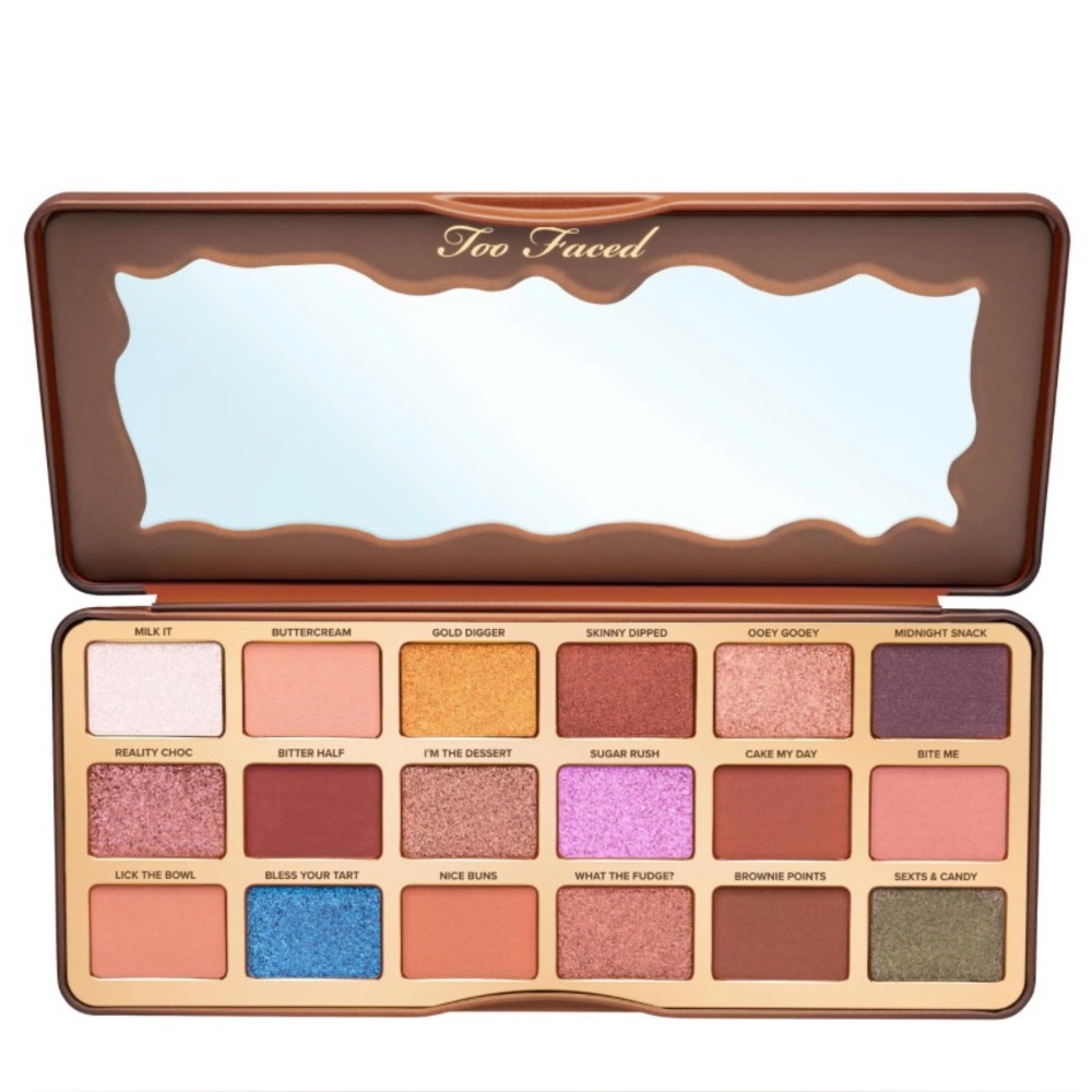 TOO FACED Better Than Chocolate Eyeshadow Palette Neutral Multicolor $54 MSRP